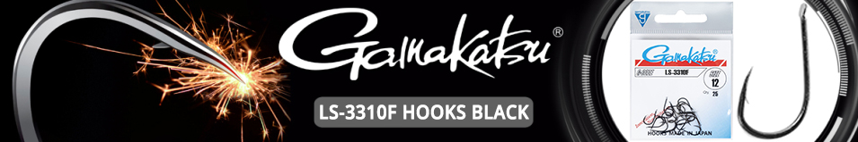 Gamakatsu LS-3310F Hooks Black