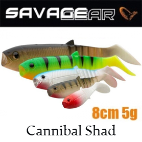 Savagear Cannibal Shad 8 5g