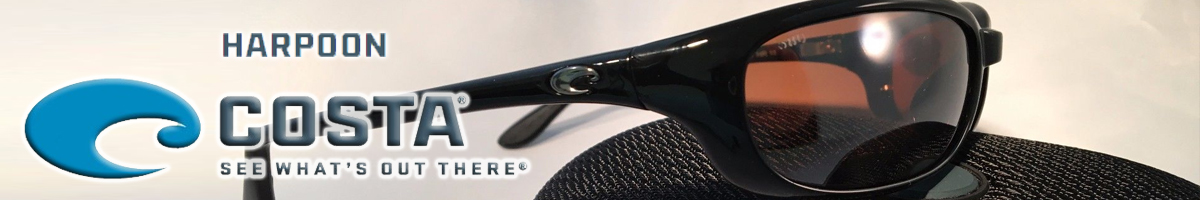 Costa Harpoon 580 P Shiny Black/Blue Mirror
