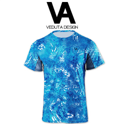Veduta Air Reptile Skin Blue Water Футболка мужская
