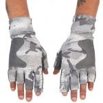 Перчатки Simms Solarflex Guide Glove, Hex Flo Camo Steel, M