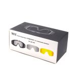 Очки защитные Следопыт Tactic со сменными линзами: grey, yellow, clear