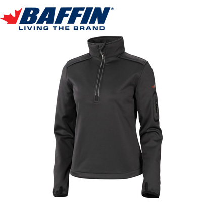 Baffin Women's Half-Zip Black