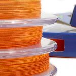 Шнур плетеный Intech First Braid X4 Orange 150m #2.5 / 0.26mm (34lb / 15.0 kg)