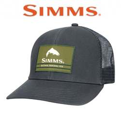 Simms Original Patch Trucker, Carbon