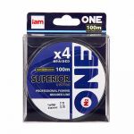 Плетеная леска №One Superior Х4-100 (navy-green) d0.24
