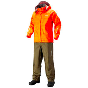 Костюм дождевой мужской Shimano RA-027Q D.M S, цвет - оранжевый, размер 46