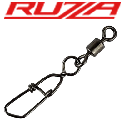 Ruzza Rolling Swivel w/Germany Snap A Black