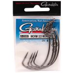 Крючки офсетные Gamakatsu Worm 323 Monster /0 NS 4P Black №5/0