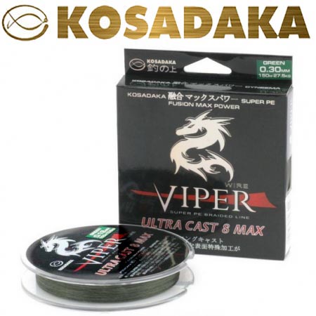Kosadaka Viper Ultracast 8 Max 150м зел.