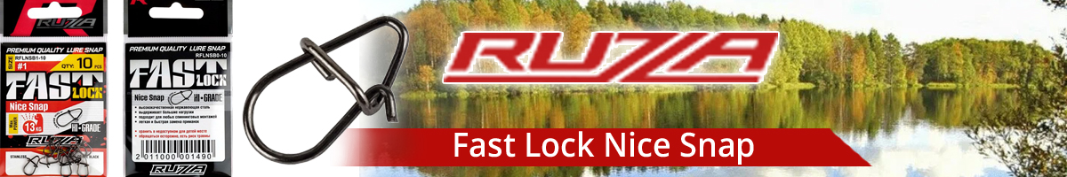Ruzza Fast Lock Nice Snap Black