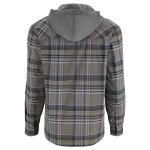 Рубашка Simms Coldweather Hoody, Gunmetal Neo Plaid, M