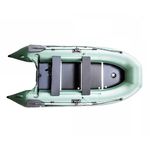 Лодка HDX Classic 370, цвет зелёный, (дерев. пол) P/L
