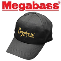 Megabass Field Cap Brush Logo Blk/Gld