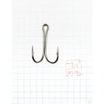 Крючок двойник KOI "Short Double Hook", размер 1/0 (INT), цвет BN (10 шт.)