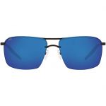 Очки поляризационные Costa Skimmer 580P  Matte Black + Black/Blue Mirror 580P, XLarge