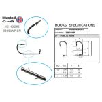 Джиг-крючки Mustad 32891NP-BN, #1/0, 50 шт.