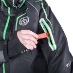 Костюм-поплавок мужской зимний Shaman "Angler" (S-312-0) -40, hardguard, черный (зеленые молнии) 52-54/182