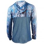 Худи мужская Veduta Air серия UPF50+ Reptile Skin Blue р.3XL