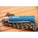 Нож Opinel №8 Trekking, нержавеющая сталь, синий
