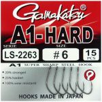 Крючок Gamakatsu A1 LS-2263 Eyed Black №8