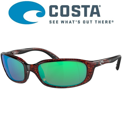 Costa Brine 580 GLS Tortoise/Green Mirror