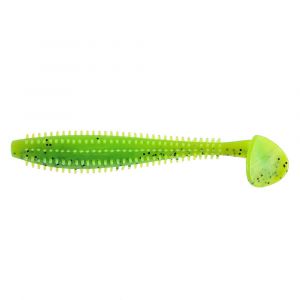 Силиконовая приманка Helios Shaggy 3,35"/8,5 см Pepper Lime 5шт. (HS-16-009)