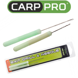 Carp Pro Set Deluxe Baiting Hook And Drill Night Glow