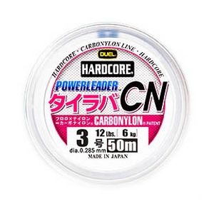 Леска Duel H3332 Hardcore Powerleader CN Carbonylon 50m 50Lbs/22Kg (0.570mm)