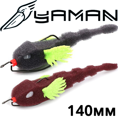 Yaman Water Troll Merman 140мм на офсетном крючке №4/0