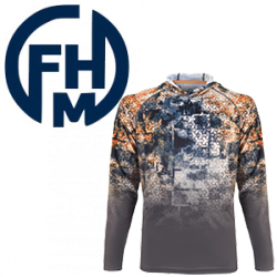 FHM Mark Hoodie V2 Принт серо-оранжевый/серый