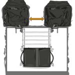 Садок прямоугольный Middy StarGrip 5IFTY Carp-Sack 50lb Compact 18"x14"x9' Keepnet (20953)