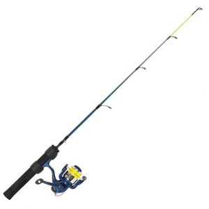 Зимняя удочка с катушкой Rapala Squall и намотанной леской Sufix Ice 71cm ML