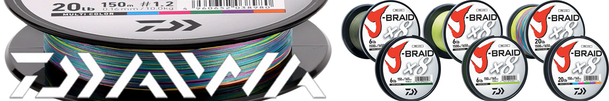 Daiwa J-Braid X8 300m (мультиколор)