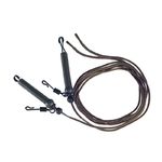 Противозакручиватель оснащенный Carpe Diem Helicopter Rig / Leadcre 45lb, 60cm Green (2шт) CDHLR45G