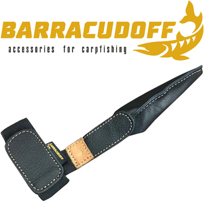 Barracudoff Напальчник с резинкой из кожи Черный