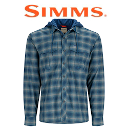 Simms Coldweather Hoody, Neptune MC Plaid