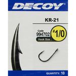 Крючки Decoy KR-21 Black Nickeled #3