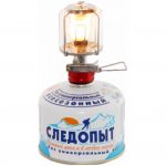 Светильник портативный газовый "Следопыт - Светлячок", пьезо, стекл.