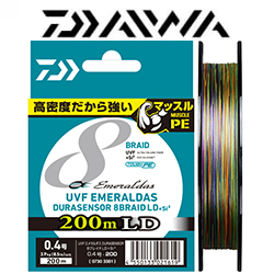 Daiwa UVF Emeraldas Dura Sensor 8Braid LD +Si² [10m x 5colors] 200m