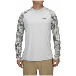 Термофутболка Simms SolarFlex Hoody - Print, Woodland Camo/Carbon Heather, M