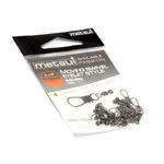 Вертлюги с застежкой Metsui Moving Swivel Eyelet Style цвет black, размер L, в уп. 12 шт.