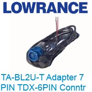 Lowrance TA-BL2U-T,Adapter 7 PIN TDX-6PIN Conntr