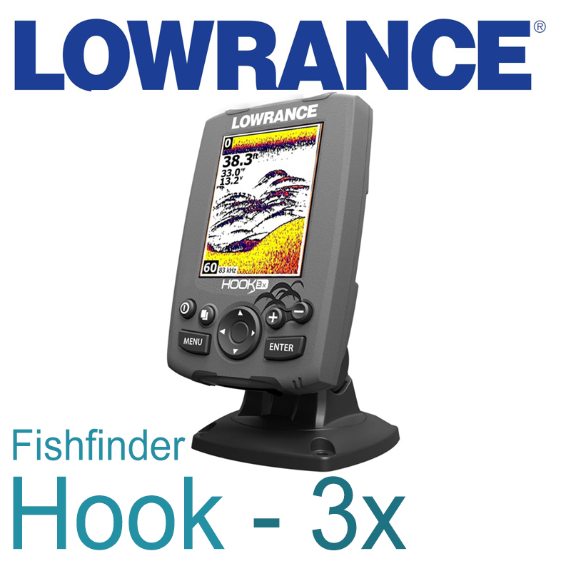 Lowrance Hook-3x Fishfinder with 83/200