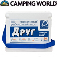 Рыболовный ящик Camping World "Друг" белый