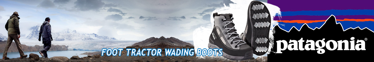 Patagonia Foot Tractor Wading Boots, Narwhal Grey