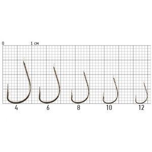 Крючки с поводком Cobra FEEDER 70cm, 0,16mm, разм.8, 10шт.